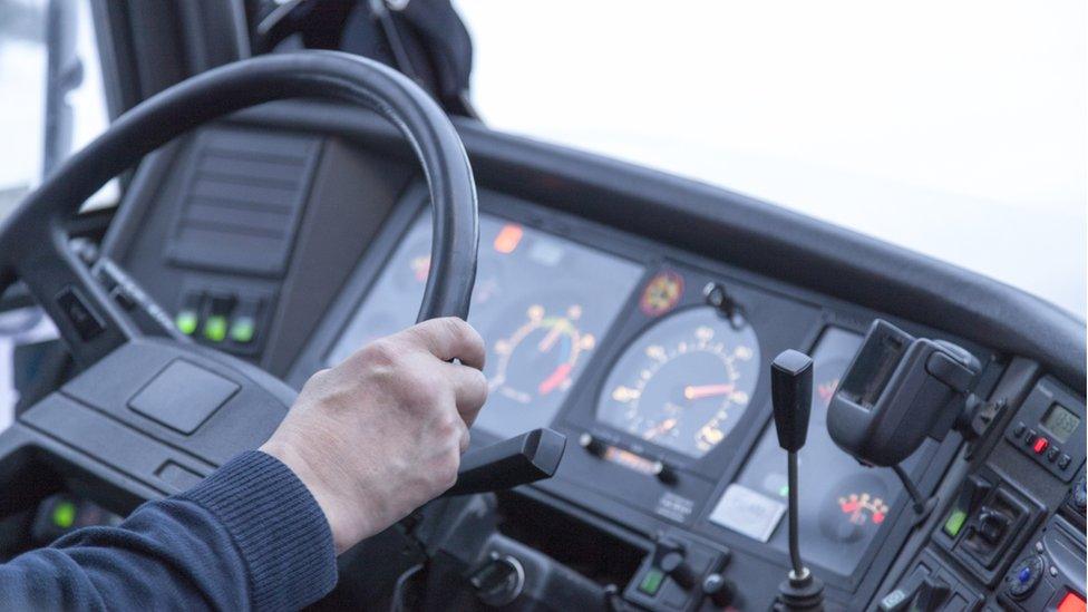 Is it unusual to see older bus drivers on the road? - BBC News