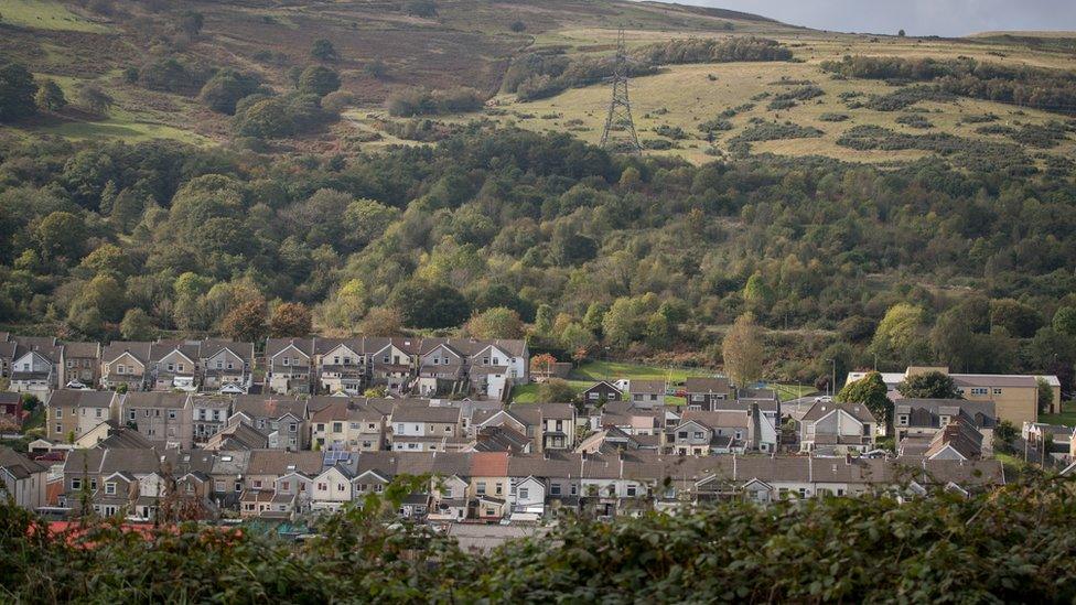 View of Aberfan village