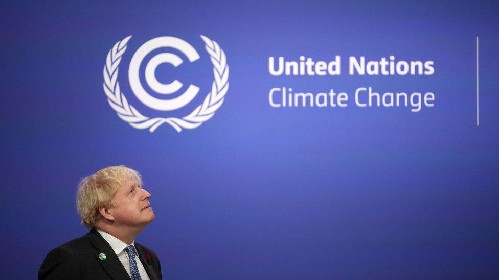 Boris at climate change conference