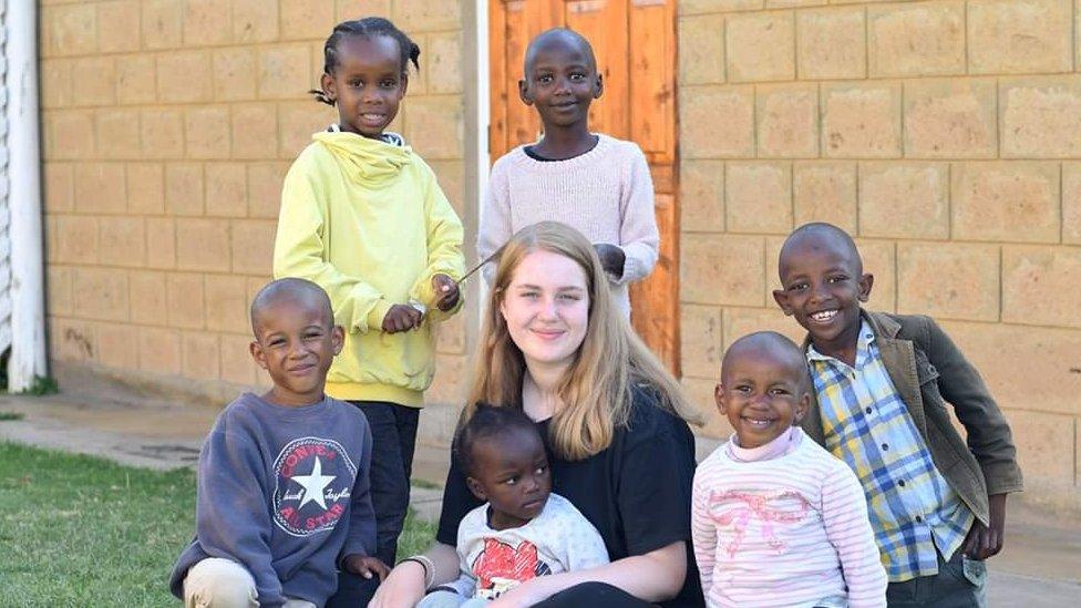 Charlotte in Kenya