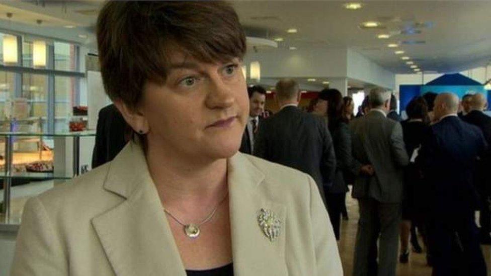 Arlene Foster said she has "a lot of sympathy for the chief constable in relation to legacy issues"