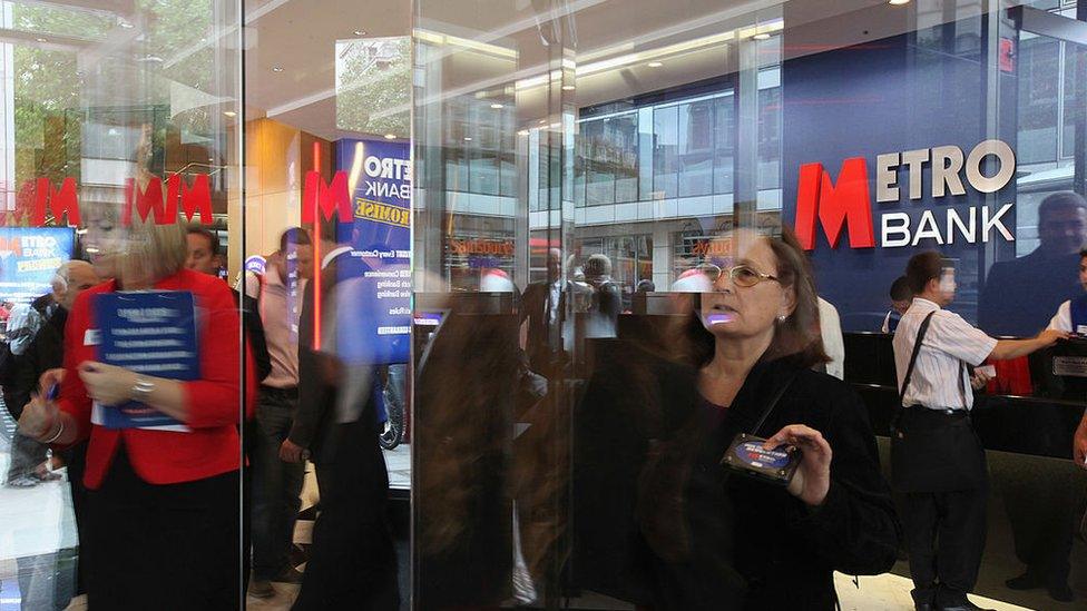 Metro Bank interior