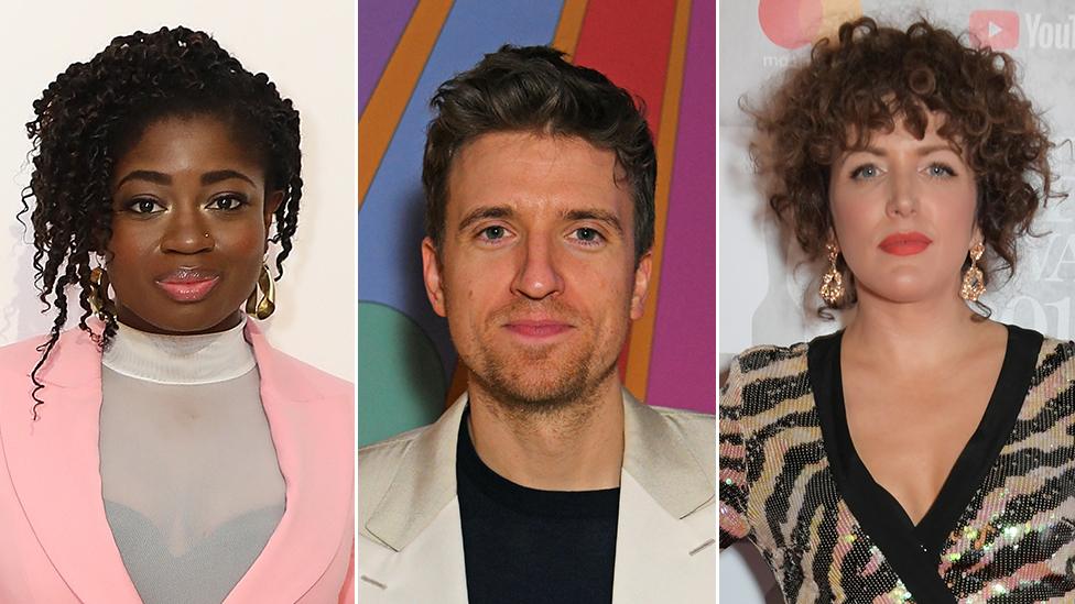 Clara Amfo, Greg James and Annie Mac