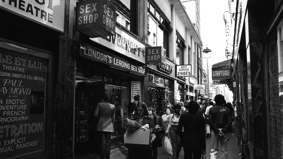 Brewer Street, Soho, in 1977