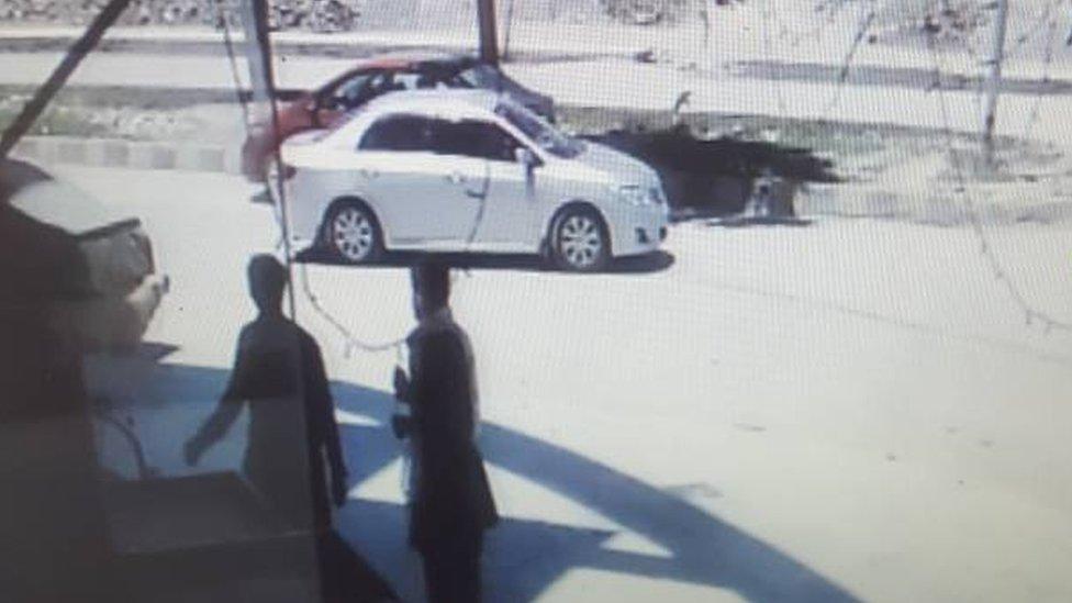 The car Meng Lisi and Li Xinheng were kidnapped in