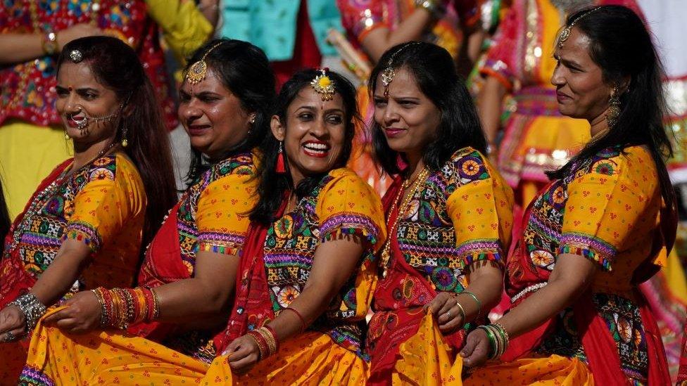 Performers at Diwali on the Square