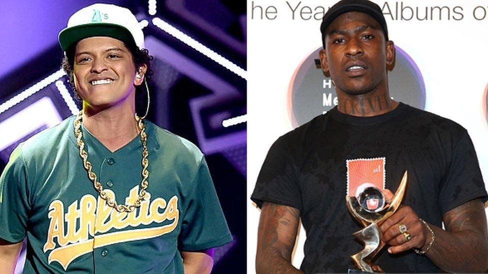 Bruno Mars and Skepta