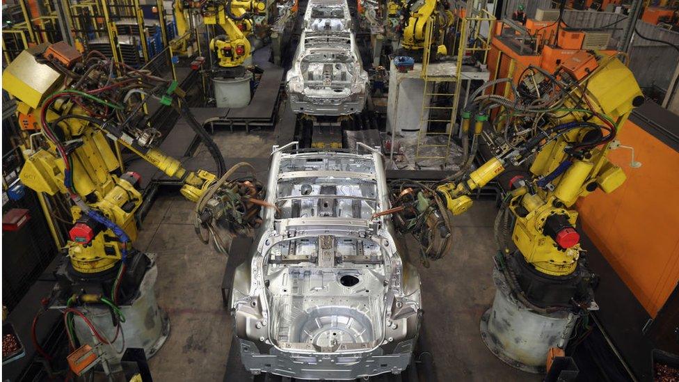 Nissan's car factory in Sunderland