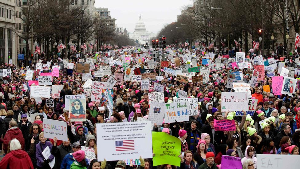 Women's March in Washington DC