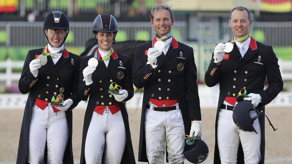 Fiona Bigwood, Charlotte Dujardin, Carl Hester and Spencer Wilton