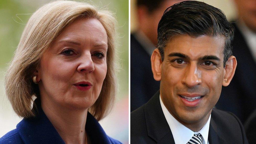 Liz Truss and Rishi Sunak