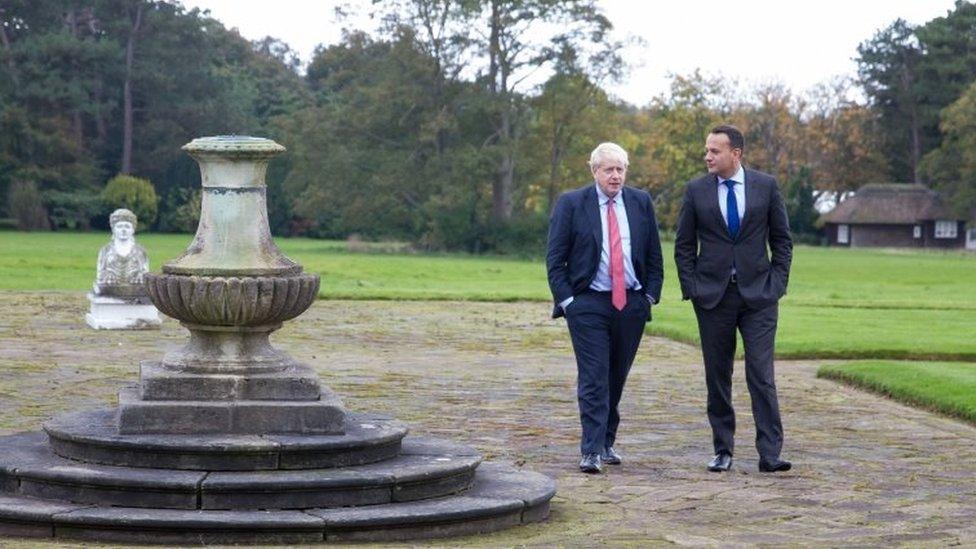 Boris Johnson and Leo Varadkar