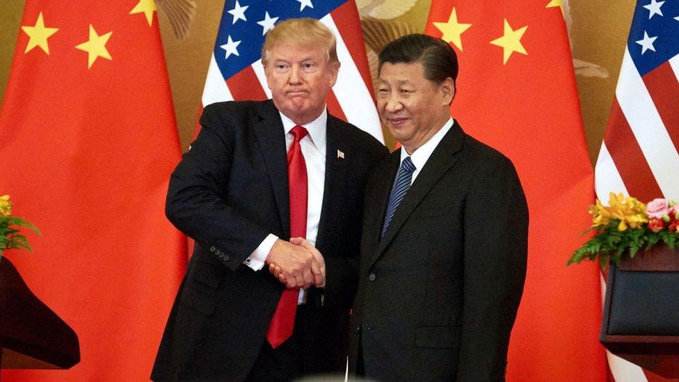 Donald Trump and Xi Jinping