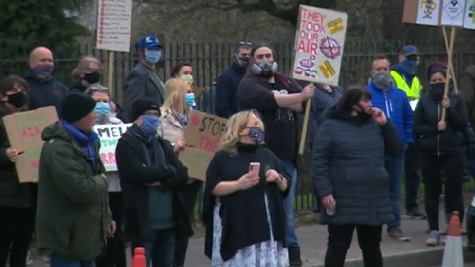 Walley's Quarry protest