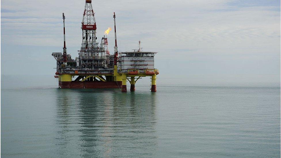 Russian oil rig