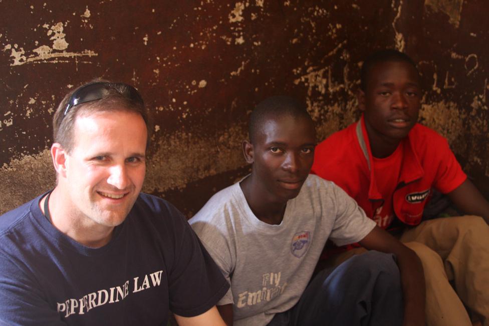 Jim Gash, Henry and Joseph in the remand centre