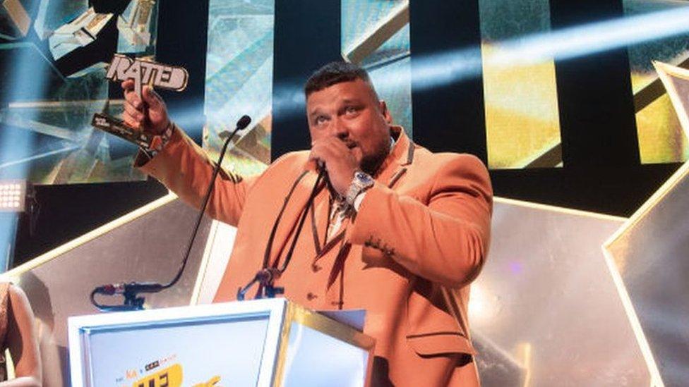 Charlie Sloth at the GRM Daily Rated Awards