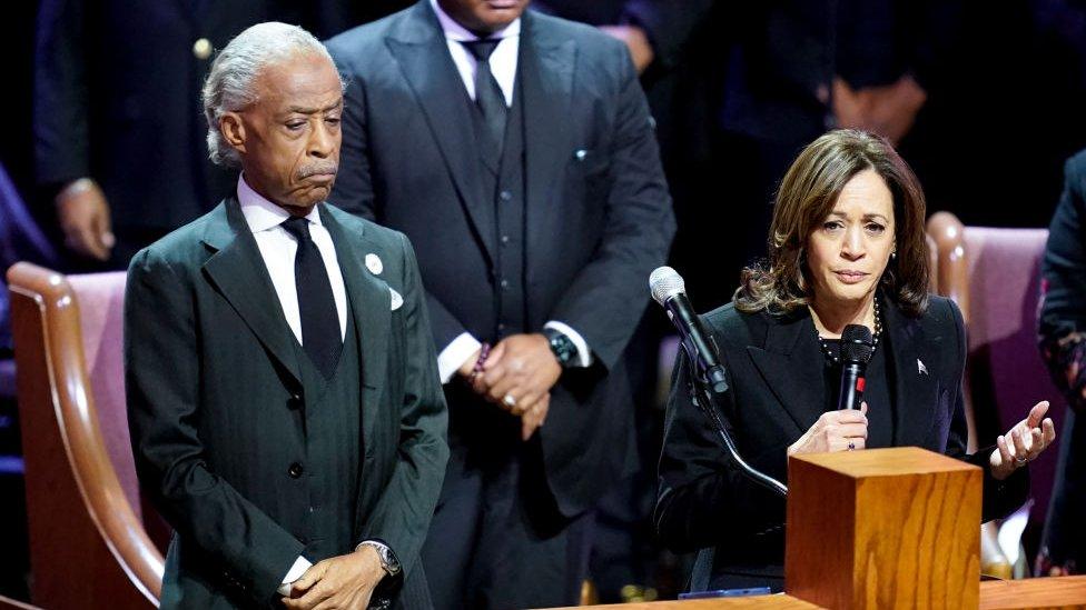 Vice President Kamala Harris and Reverend Al Sharpton