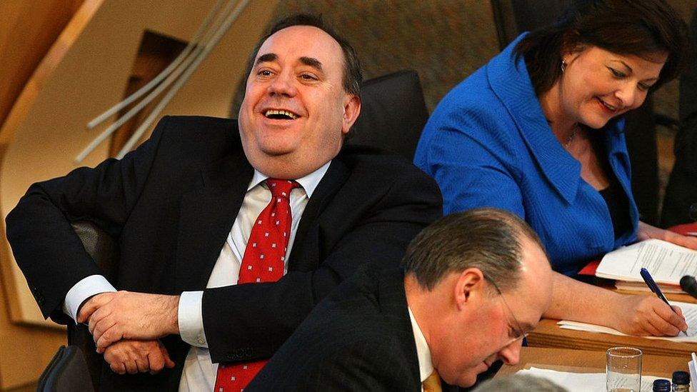 Salmond at Holyrood