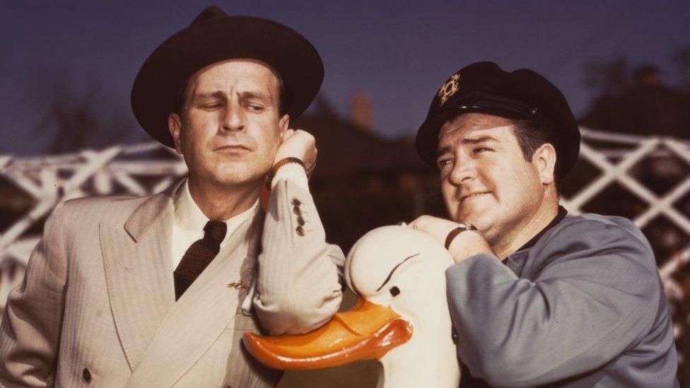 Budd Abbott and Lou Costello