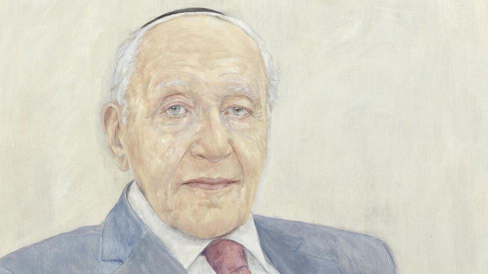 Portrait of Manfred Goldberg by Clara Drummond