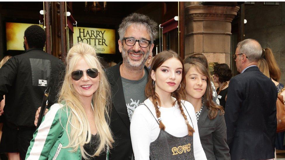 David Baddiel family