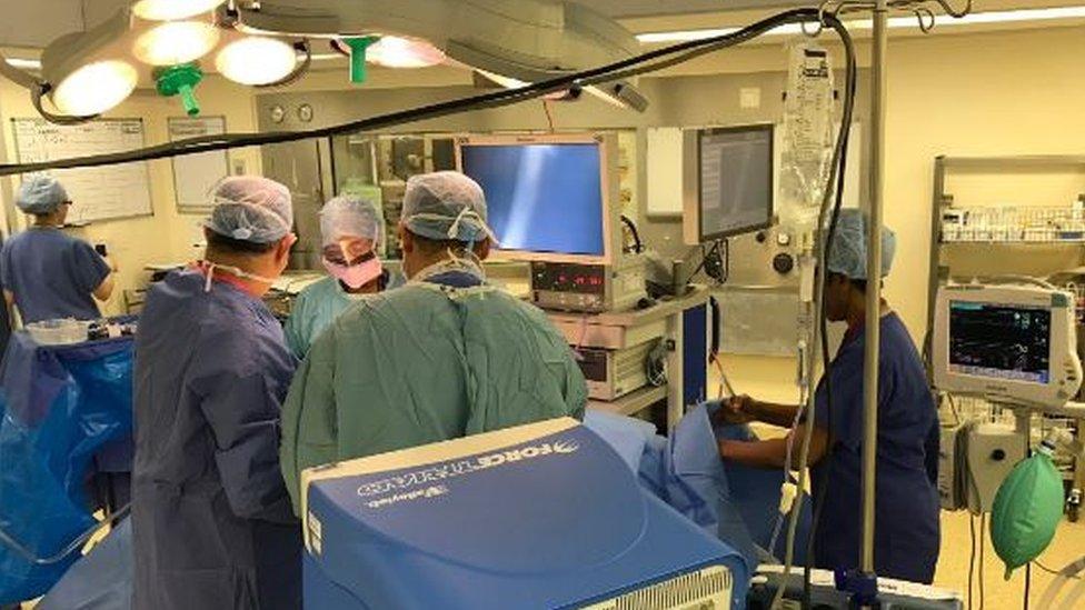 Surgery at Royal Liverpool Hospital