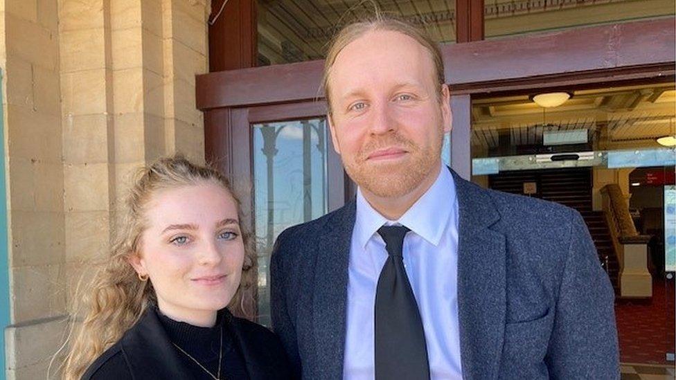 George Wardell and Hayley Towell