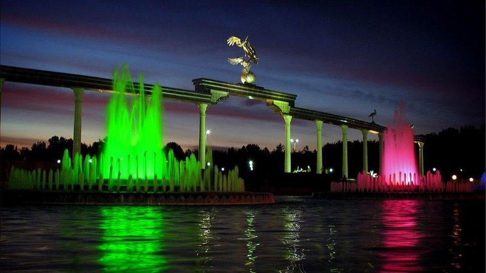 Independence Square in Tashkent