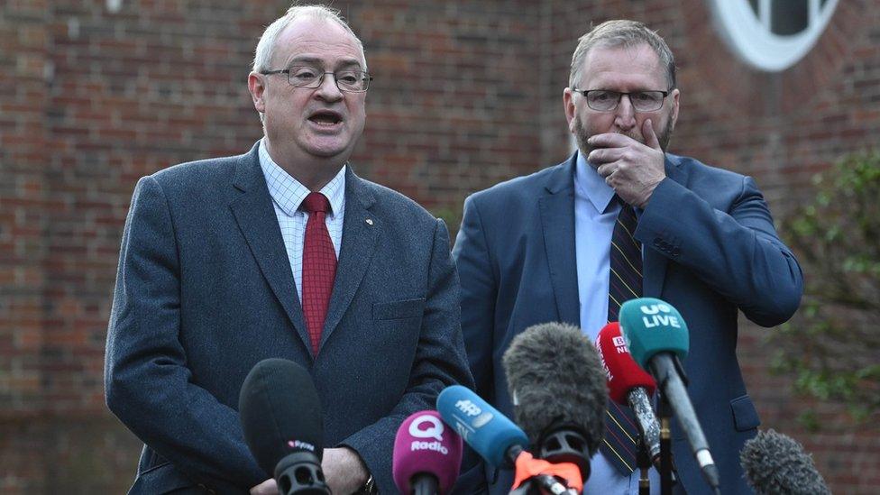 UUP Leader Steve Aiken and Doug Beattie