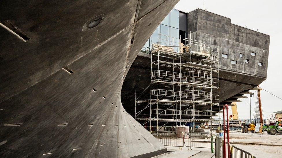 V&A Dundee construction