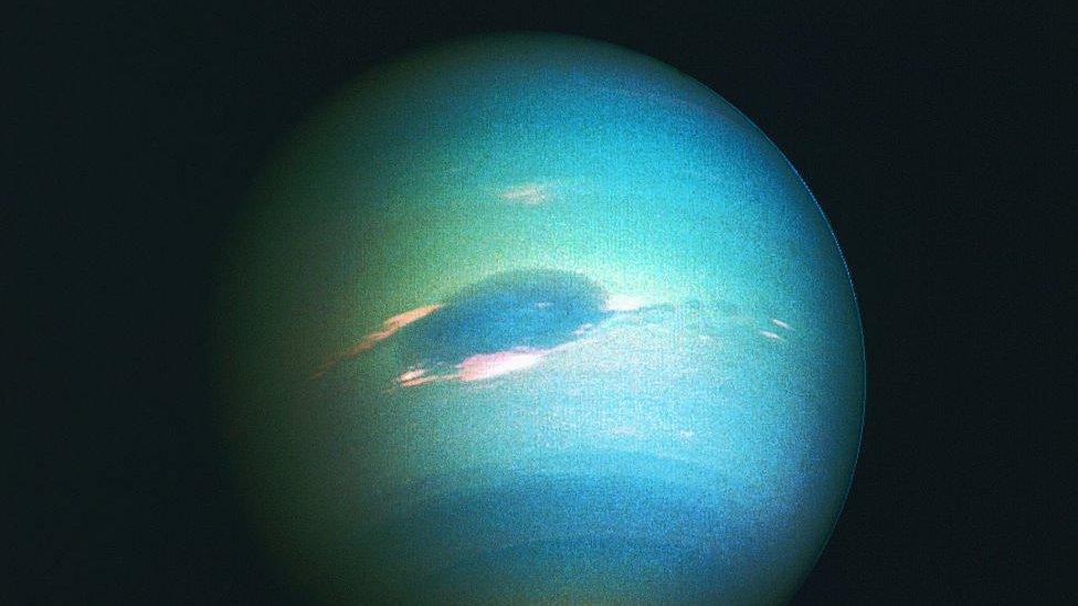 photo of neptune from Voyager-2