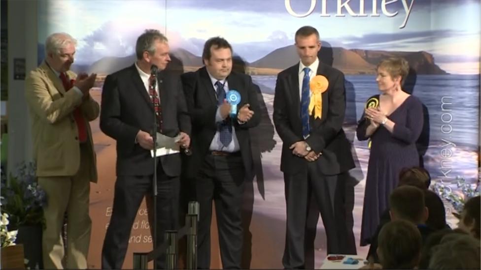 Liam McArthur of the Liberal Democrats held his Orkney seat