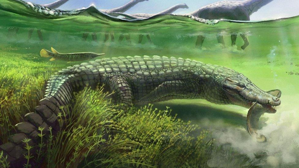 Artist's impression of the Titanochampsa iorii