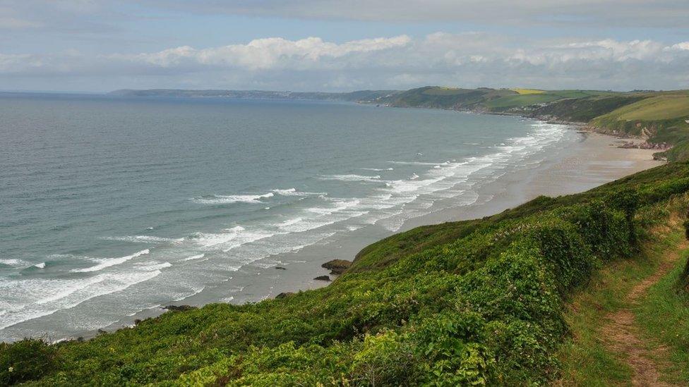 Tregantle beach