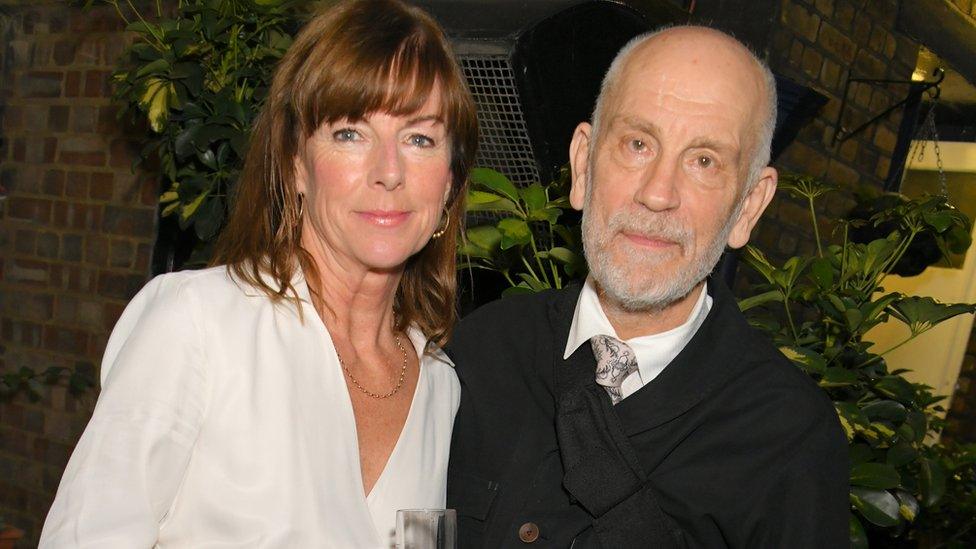 Doon Mackichan and John Malkovich