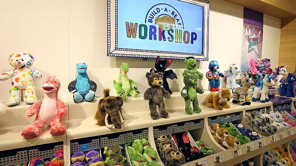 Inside a Build-a-Bear shop