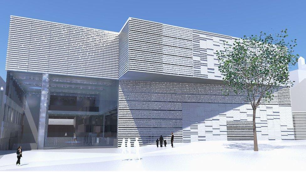 artist's impression of conference centre