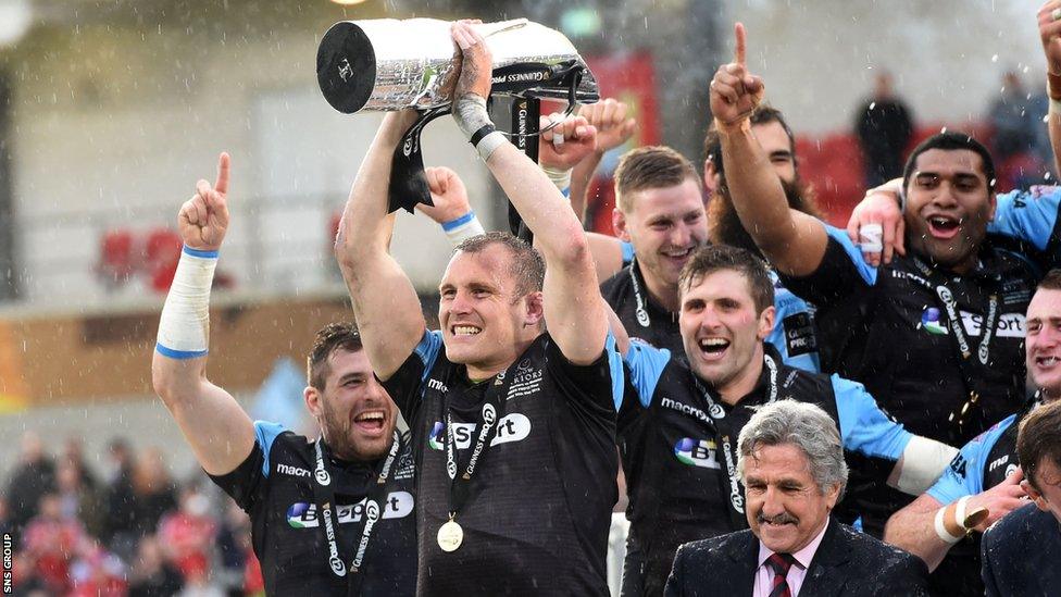 Glasgow won the Pro12 title for the first time