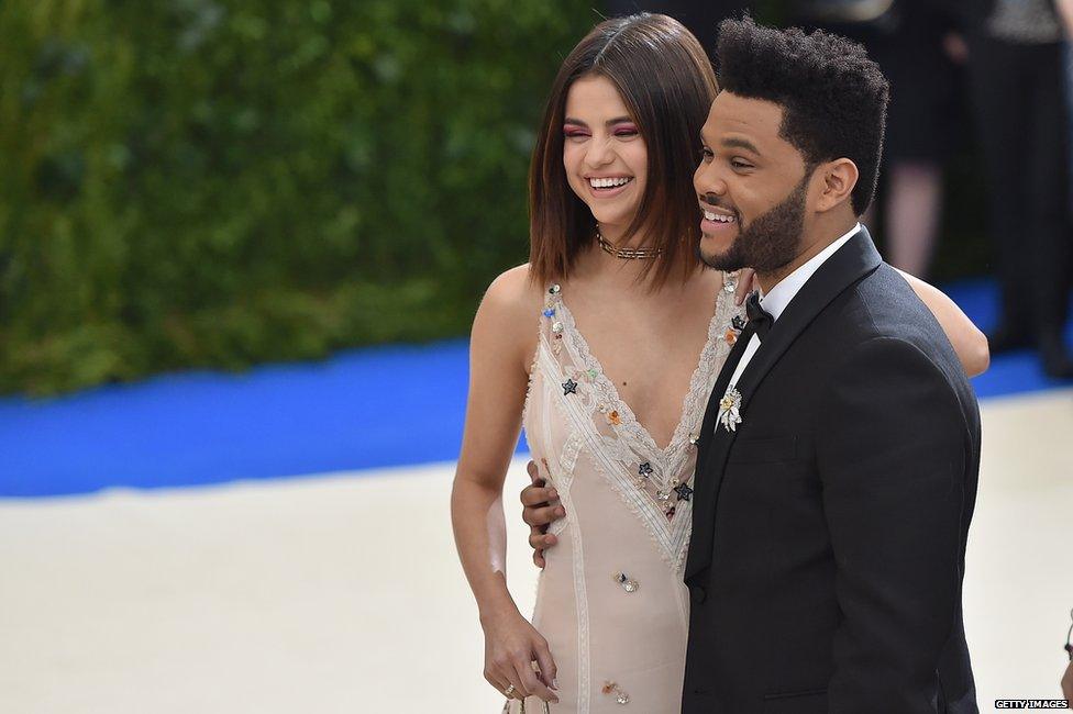 Selena Gomez and The Weeknd