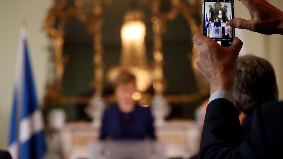 Nicola Sturgeon at Bute House