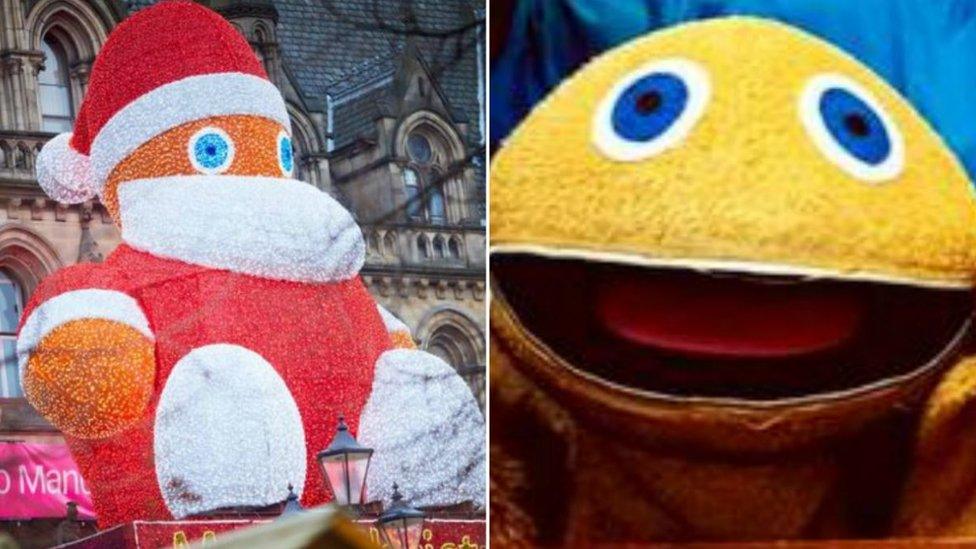 Zippy Santa and real Zippy