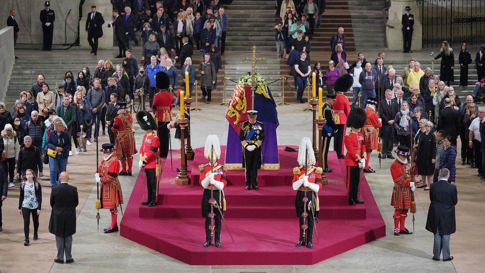 King Charles III and his siblings stand vigil in Westminster Hall