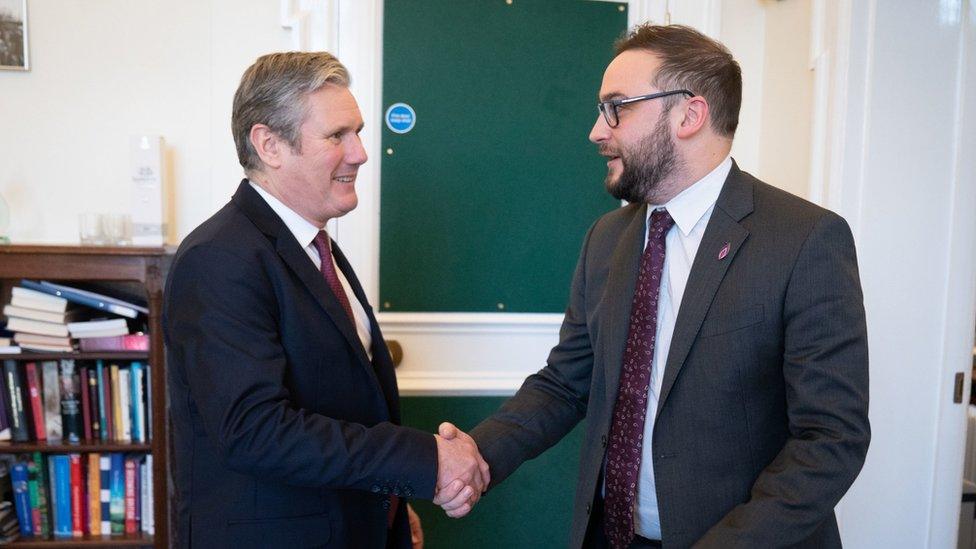 Sir Keir Starmer and Christian Wakeford