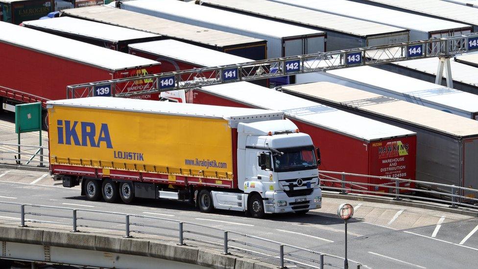 Truck at Dover