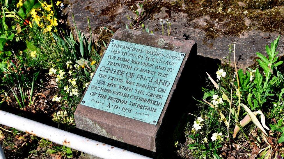 A memorial stone