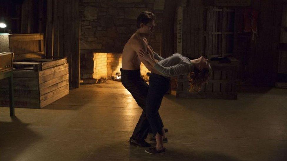 Colt Pratte and Abigail Breslin in Dirty Dancing