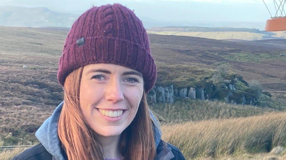 Roisin Grimes, a Peatlands Officer with Ulster Wildlife.