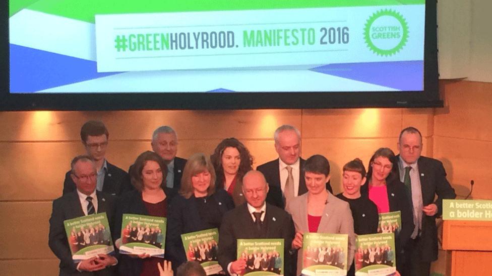 Greens manifesto launch