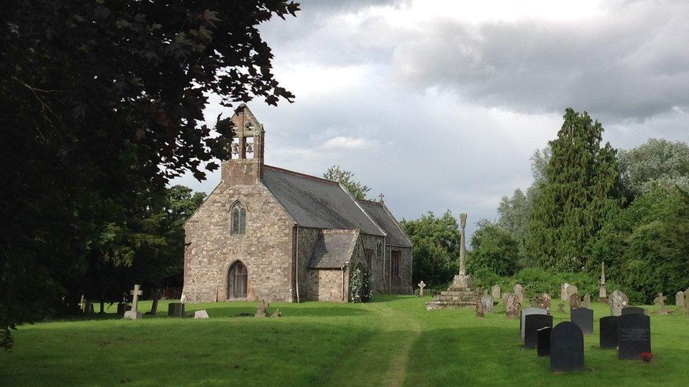 St Mary's Church in Llanfair Kilgeddin